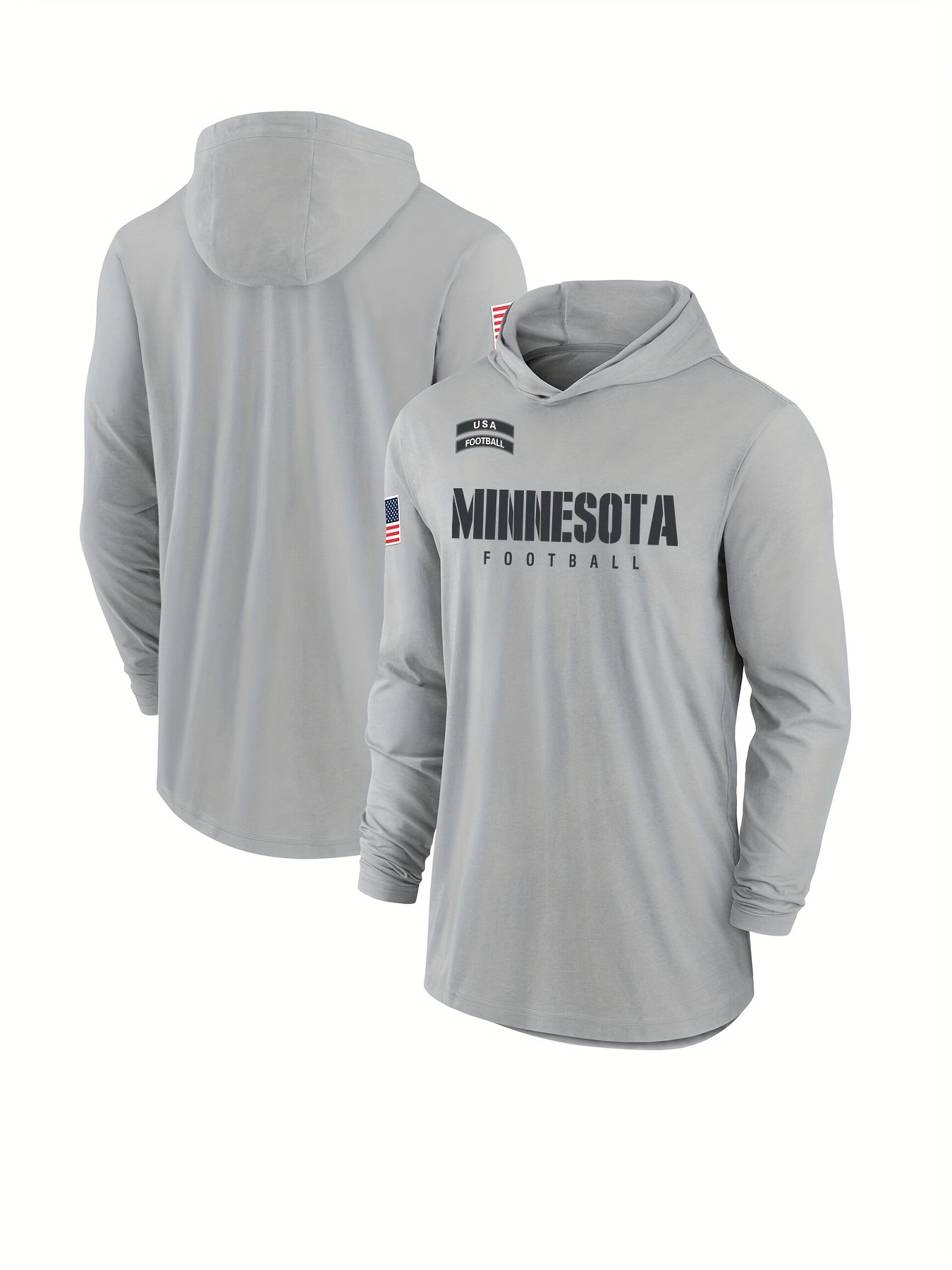 Men Minnesota Vikings grey 2025 NFL hoodie